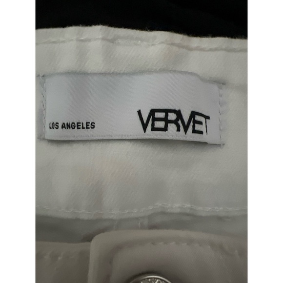 Vervet White Button-Fly Women's Jeans - Picture 4 of 5
